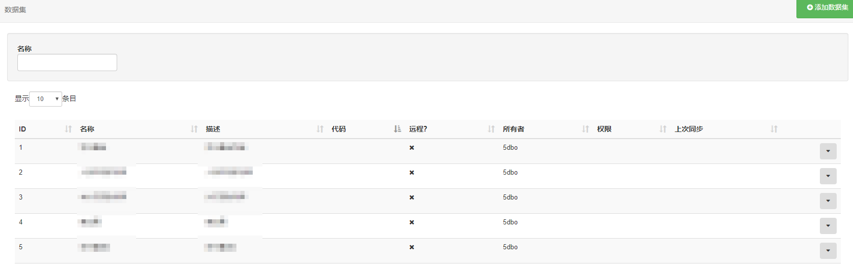 Add Dataset